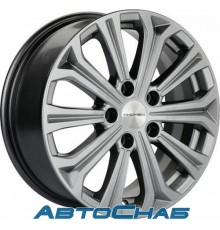 Диск 6.5x16 5x112 ET46 D57.1 Khomen Wheels KHW1610 (Octavia) G-Silver 